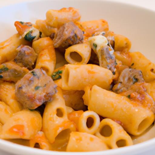 Savor the Flavor: Creamy Sausage Rigatoni Recipe Unveiled
