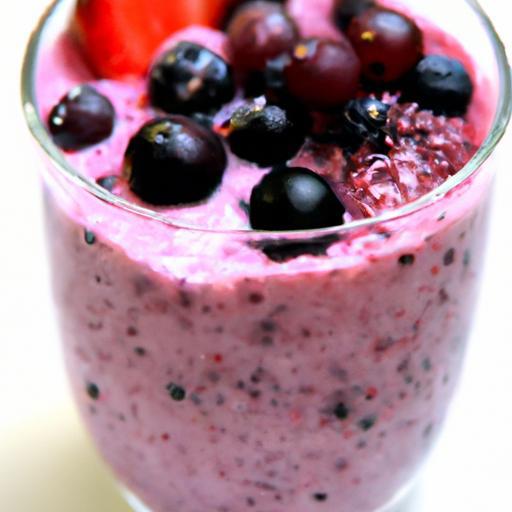 Delight in the Creamy Bliss of Vanilla Berry Smoothies