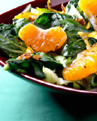 Fresh Spinach Salad with Mandarin Oranges: A Vibrant Delight