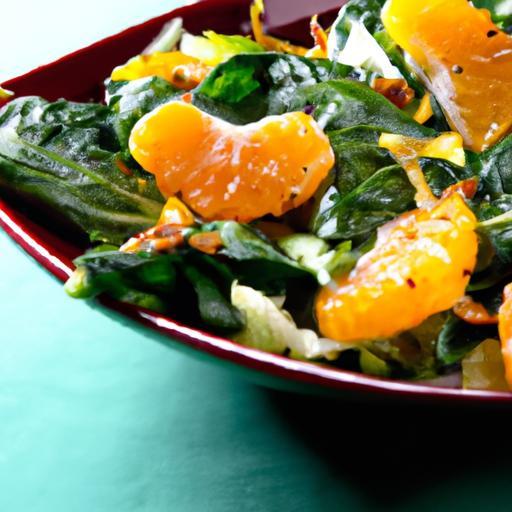 Fresh Spinach Salad with Mandarin Oranges: A Vibrant Delight