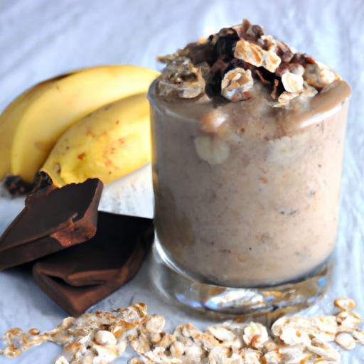 Boost Your Day with a Creamy Chocolate Banana Oat Smoothie