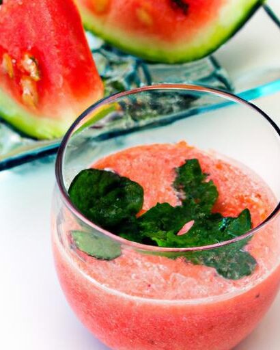 Refreshing Watermelon Mint Smoothie: A Cool, Healthy Twist