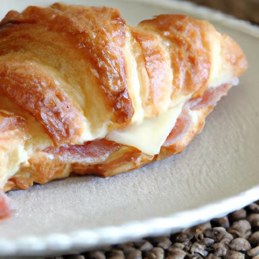 Flaky Baked Ham & Cheese Croissants: A Savory Delight