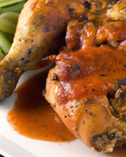 Tender Braised Chicken Bathed in Rich BBQ Sauce Delight