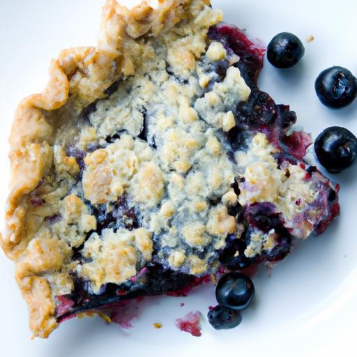 The Sweet Science Behind the Perfect Blueberry Crumble Pie