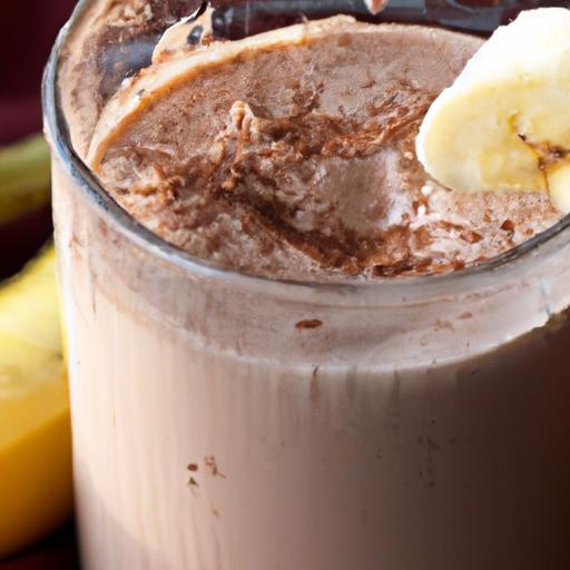 Boost Your Day: The Ultimate Chocolate Banana Protein Shake