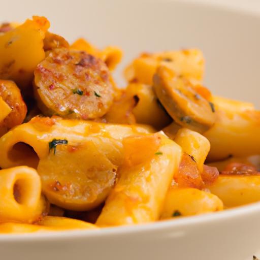 Velvety Sausage Rigatoni: A Creamy Pasta Delight Unveiled
