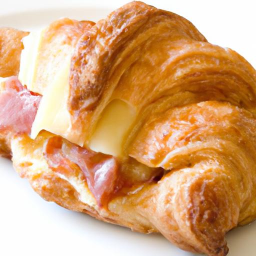 Flaky Baked Ham & Cheese Croissants: A Savory Delight