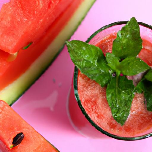 Refreshing Watermelon Mint Smoothie: A Cool, ⁤Healthy‍ Twist
