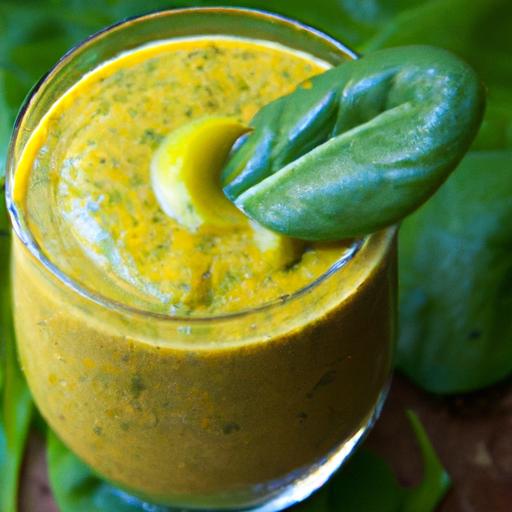 Energize Your Day with ⁣a Refreshing Mango Spinach Smoothie