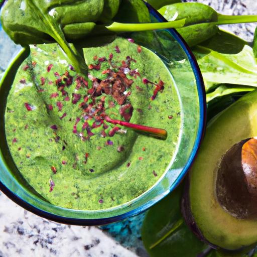 Green Power: The Ultimate Avocado and Spinach Smoothie Boost