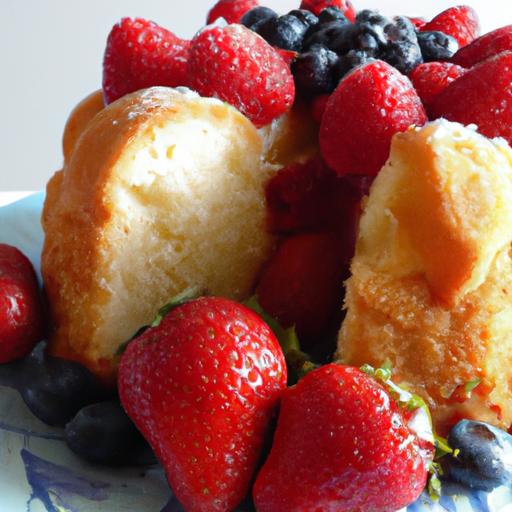 Heavenly ⁢Angel Food cake with⁣ Fresh Berries ‍Delight