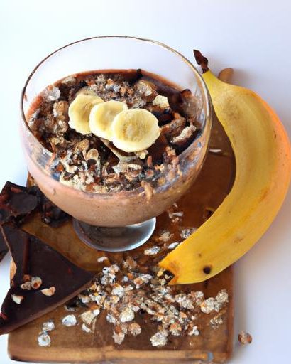 Boost Your Morning: Chocolate Banana Oat Smoothie Delight