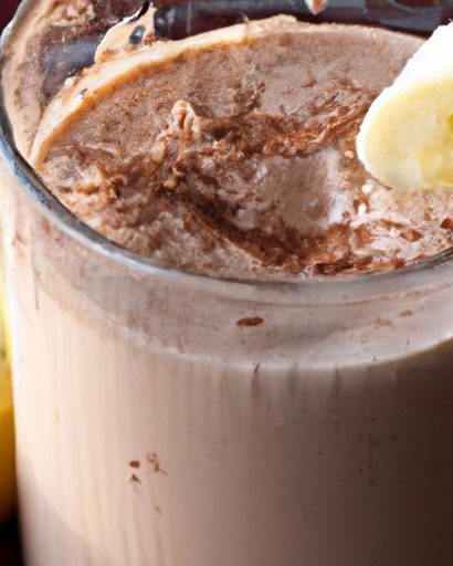 Boost Your Day: The Ultimate Chocolate Banana Protein Shake