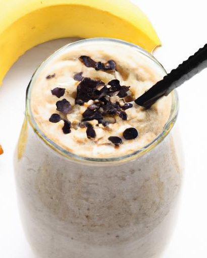 Energize Your Day with a Mocha Coffee Banana Smoothie