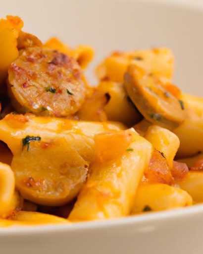 Velvety Sausage Rigatoni: A Creamy Pasta Delight Unveiled