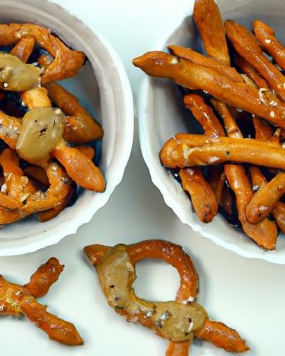 Twist & Dip: Irresistible Vegan Pretzels with Tangy Mustard