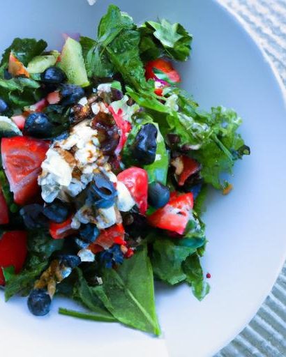 Berry Nut Feta Salad: A Flavorful Twist on Fresh Greens