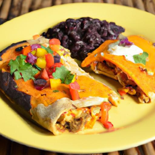 Wholesome Sweet Potato & Black Bean Enchiladas Recipe Delight