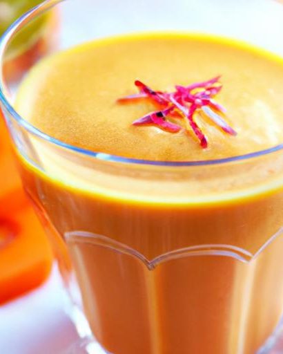 Energize Your Days: Carrot Ginger Winter Smoothie Boost