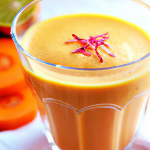 Energize Your Days: Carrot Ginger Winter Smoothie Boost