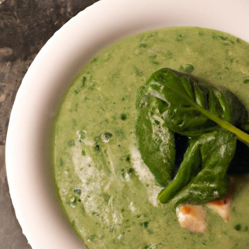Velvety Spinach Soup: A Nutritious Green ⁣Delight Unveiled
