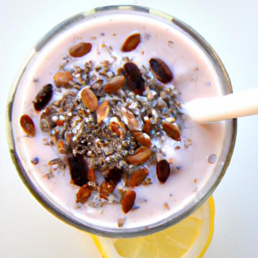 Boost Your Gut health with Flaxseed Yogurt ‌smoothie Bliss