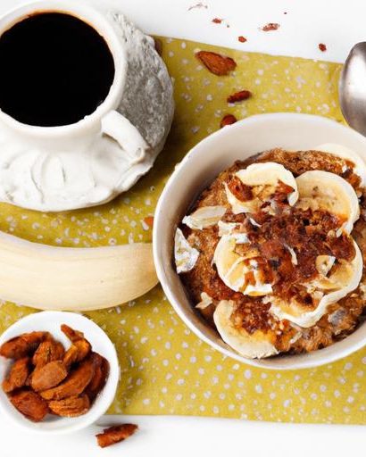 Energize Your Morning with a Mocha Coffee Banana Boost